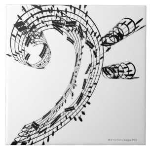 J.S.Bach Cello-Reihe Fliese