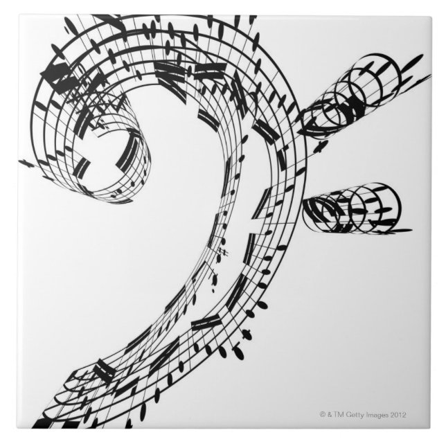 J.S.Bach Cello-Reihe Fliese (Vorderseite)