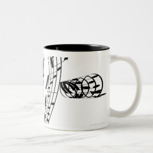J.S.Bach Cello-Reihe Zweifarbige Tasse
