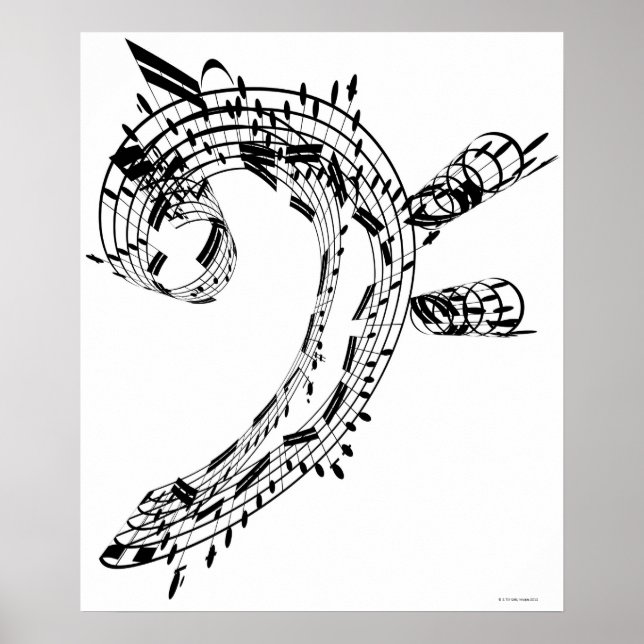 J.S.Bachs Cello Suite Poster (Vorne)