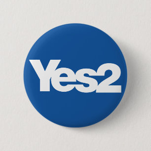 Ja 2 schottische Referendum-Schotten für Button