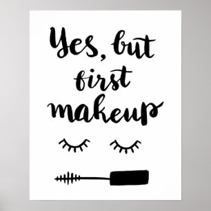 Ja aber erstes Make-up Poster