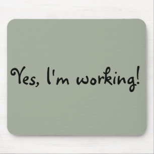 Ja arbeite ich mousepad