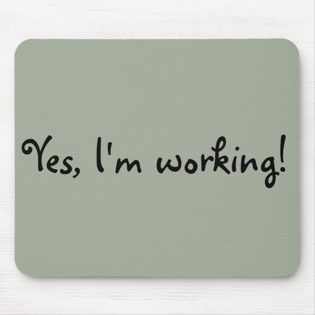 Ja arbeite ich mousepad (Vorne)