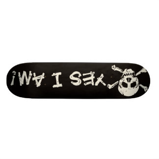 Ja bin ich (ein Piraten-) Skateboard