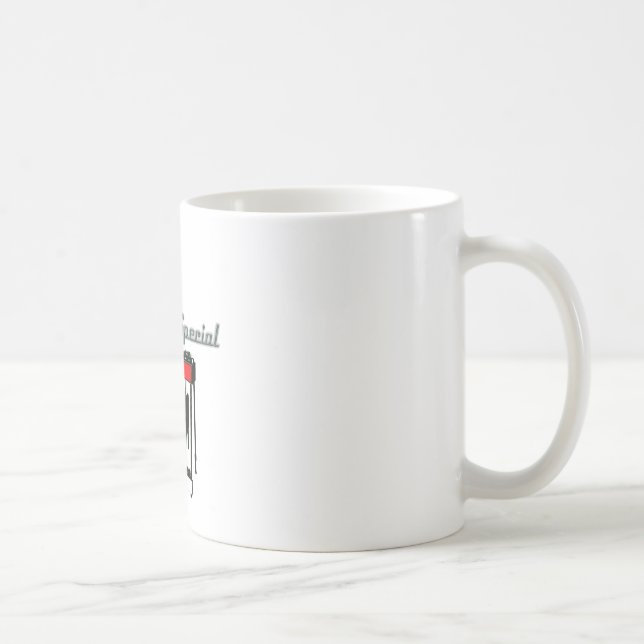 Ja bin ich - Pedal-Stahlgitarre speziell Kaffeetasse (Rechts)
