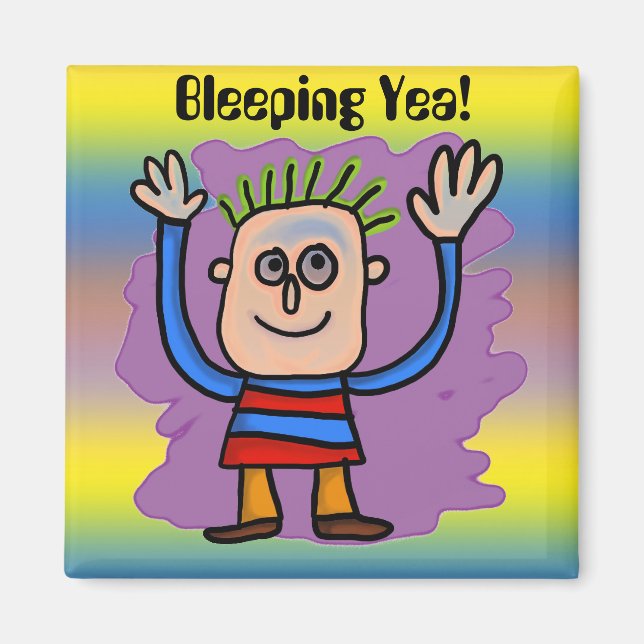 Ja bleichend! magnet (Vorne)