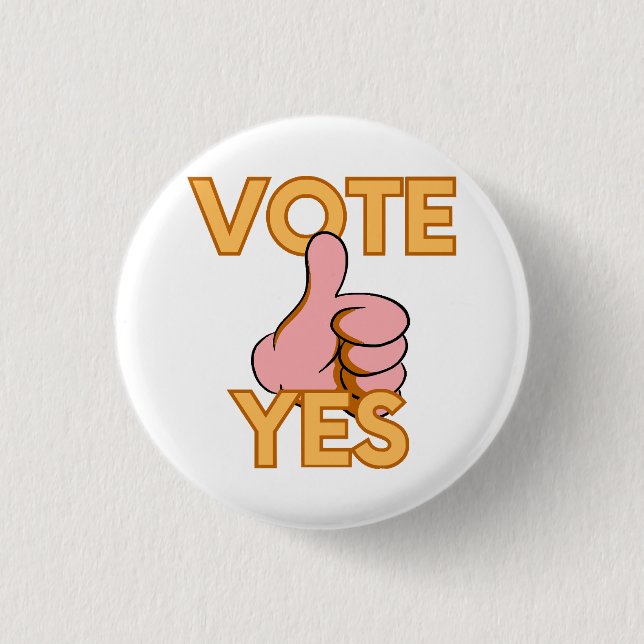 Ja Button (Vorderseite)