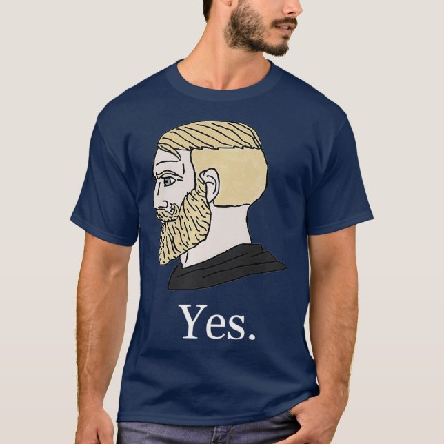 Ja Chad Meme Geschenk Premium T-Shirt (Vorderseite)
