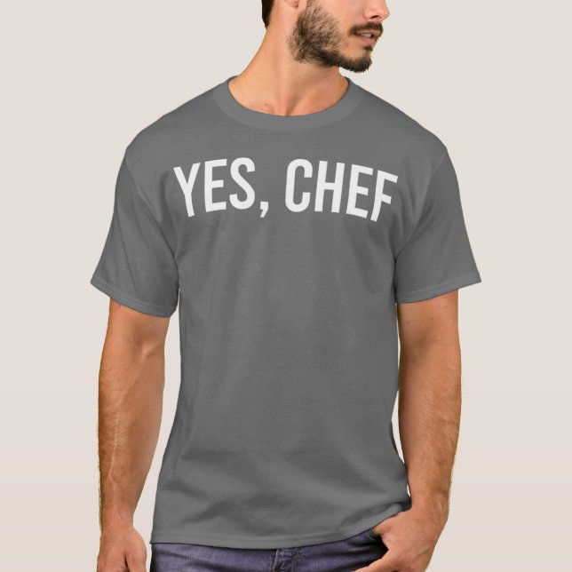 Ja Chef Freunde T-Shirt (Vorderseite)