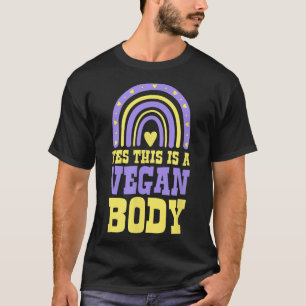 Ja, das ist ein Veganer Bohemischer Rainbow Pro Ve T-Shirt