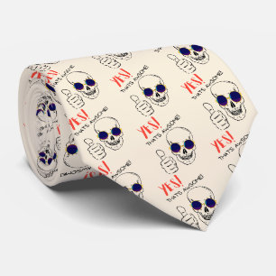 JA, DAS IST ETWAS! SKULL KRAWATTE