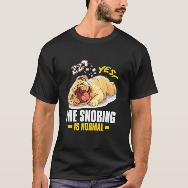 JA! DAS SNARCHEN IST NORMAL T-Shirt (Vorderseite)