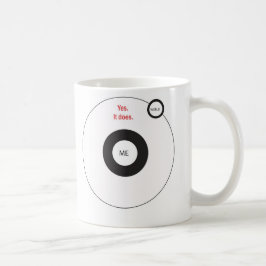 Ja, die Welt dreht sich um mich Kaffeetasse