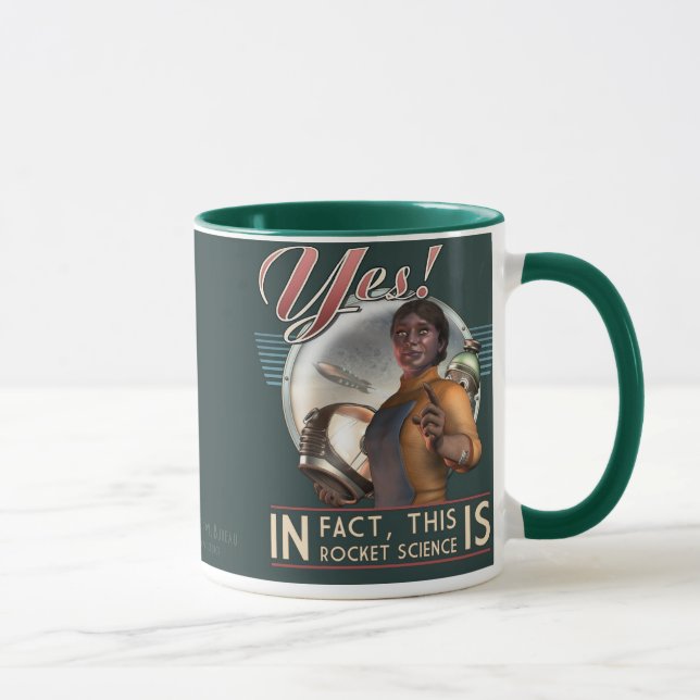 Ja! Dieses IST Rocket-Wissenschafts-Tasse Tasse (Rechts)
