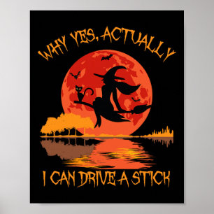 Ja, eigentlich kann ich ein Stick Halloween 2023 C Poster