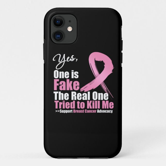 Ja Eines ist Brustkrebs im Fake Case-Mate iPhone Hülle (Rückseite)
