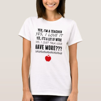 Ja, er ist Lehrer T-Shirt