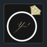 Ja! Er setzte einen Diamantring auf seine Engageme Einladung<br><div class="desc">Mit Fett*fa*tin entworfen. Einfach mit eigenen Texten,  Fotos oder Bildern anpassen. Für individuelle Anfragen wenden Sie sich bitte direkt an fat*fa*tin. Es gelten benutzerdefinierte Gebühren. www.zazzle.com/fat_fa_tin www.zazzle.com/color_therapy www.zazzle.com/fatfatin_blue_knot www.zazzle.com/fatfatin_red_knot www.zazzle.com/fatfatin_mini_me www.zazzle.com/fatfatin_box www.zazzle.com/fatfatin_design www.zazzle.com/fatfatin_ink</div>