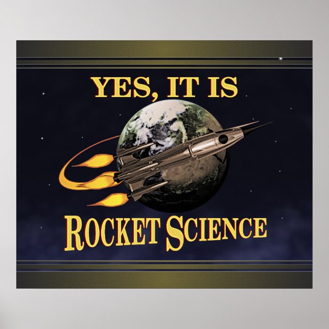 Ja, es ist das Rocket Science Poster (Vorne)