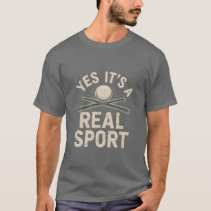 Ja, es ist ein richtiger Sport Snooker-Geschenk vi T-Shirt