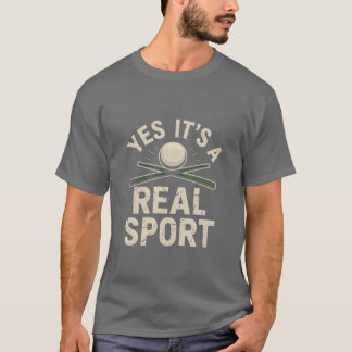 Ja, es ist ein richtiger Sport Snooker-Geschenk vi T-Shirt