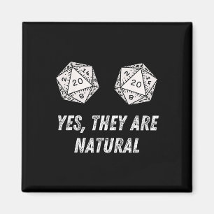 Ja, es sind natürliche D20 20 Würfel Lustige Rpg B Magnet