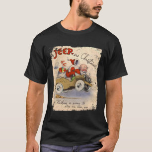 Ja, es wird ein Willys Christmas WW2 Retro Poster T-Shirt