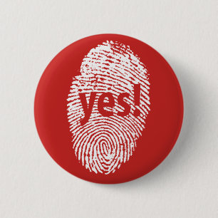 Ja: Fingerabdruck Button