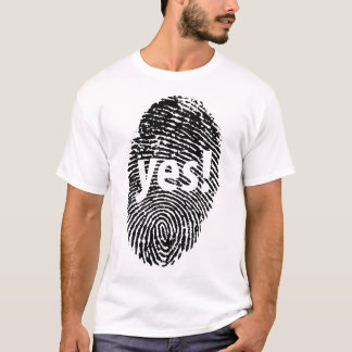 Ja: Fingerabdruck T-Shirt