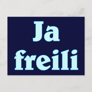 Ja freili freilich Bayern bayrisch bayerisch Postkarte