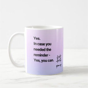 Ja für den Fall, dass Sie die Erinnerung ja brauch Kaffeetasse