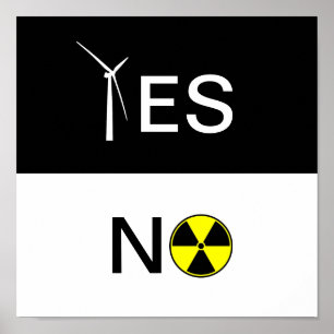 "JA" FÜR SAUBERE ENERGIE POSTER