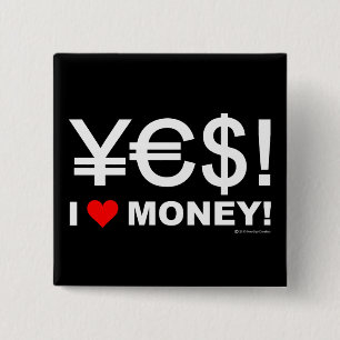 Ja! Geld der Liebe I! Button