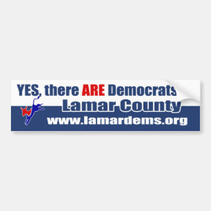 Ja GIBT es Demokraten in Lamar County Autoaufkleber