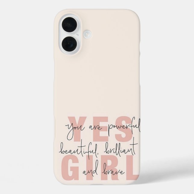 Ja Girl iPhone 16 Plus Hülle (Rückseite)