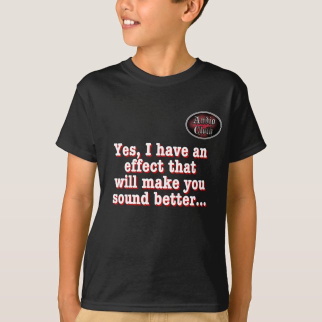 Ja habe ich einen Effekt T-Shirt (Vorderseite)