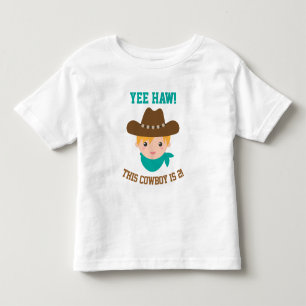 Ja Haw, Niedlicher kleiner Cowboy ist 2 Kleinkind T-shirt