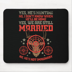 Ja Hes Jagd keine Hasen nicht vorgestellt für Jäge Mousepad