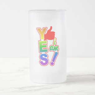 JA I AM Tasse - wählen Sie Stil & Farbe