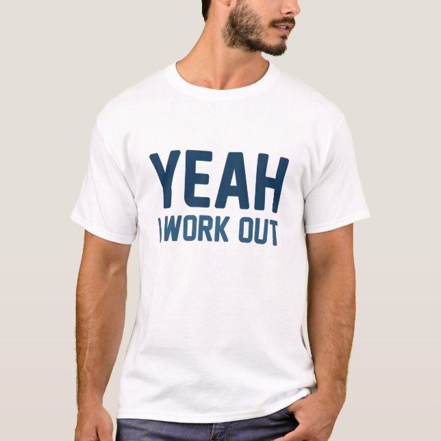 Ja, ich arbeite aus T-Shirt (Vorderseite)
