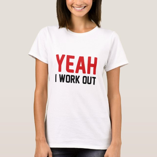 Ja, ich arbeite aus T-Shirt (Vorderseite)