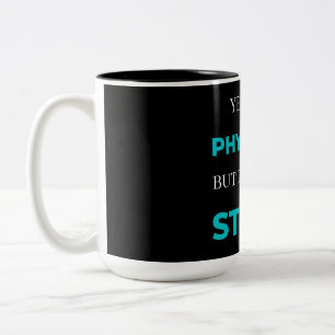 Ja, ich bin Arzt, aber ich kann den Dummkopf nicht Zweifarbige Tasse