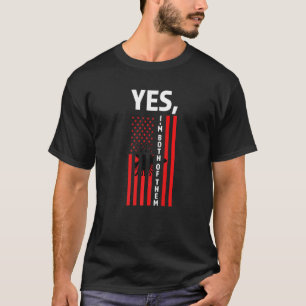 Ja, ich bin beide Albanienalbaner T-Shirt