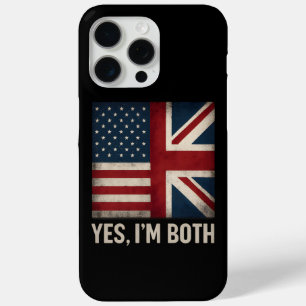 Ja, ich bin beide amerikanische britische Flaggen Case-Mate iPhone Hülle