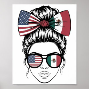 Ja, ich bin beide stolz auf die mexikanische Flagg Poster