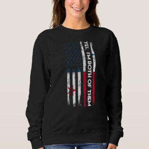 Ja, ich bin beides, panamaisch Panama Panamaisch Sweatshirt