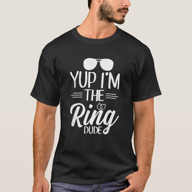 Ja, ich bin der Ring Typ T-Shirt (Vorderseite)
