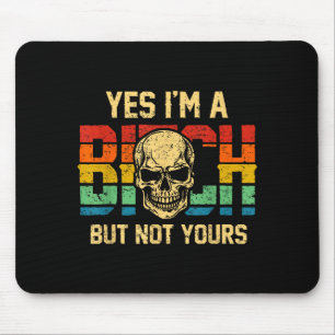 Ja, ich bin ein, aber nicht dein Schädel fettgedru Mousepad