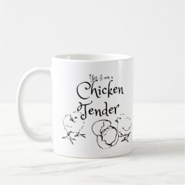 Ja, ich bin ein Hühnerzauberdesign mit Hühnern Kaffeetasse